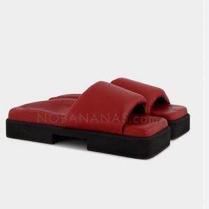 SINOBI MONO DOUBLE RED SLIDES NEW size 41 (11)
